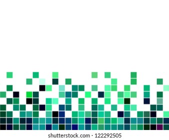 abstract square pixel mosaic background