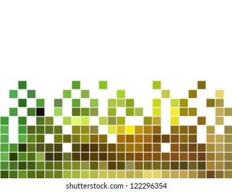 abstract square pixel mosaic background