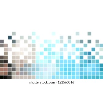 abstract square pixel mosaic background