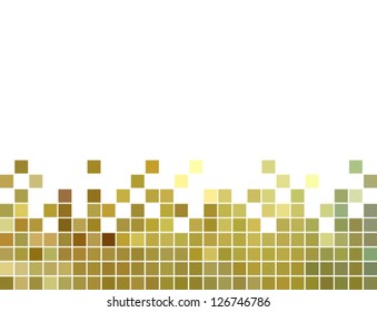 abstract square pixel mosaic background