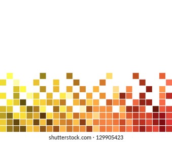 abstract square pixel mosaic background
