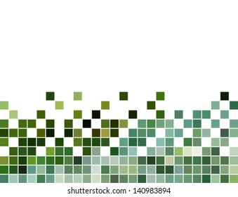 abstract square pixel mosaic background