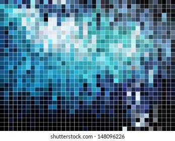 abstract square pixel mosaic background