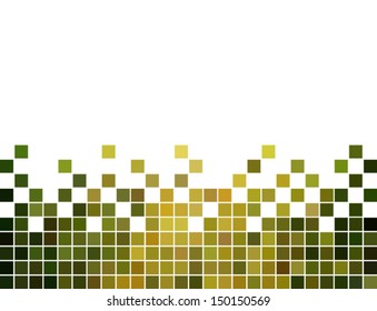 abstract square pixel mosaic background