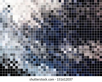 abstract square pixel mosaic background