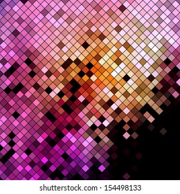 abstract square pixel mosaic background 