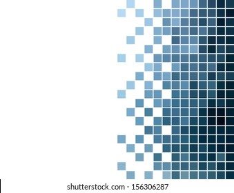 abstract square pixel mosaic background