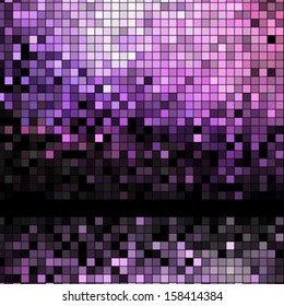 abstract square pixel mosaic background