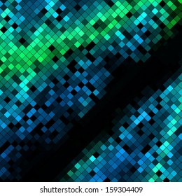 abstract square pixel mosaic background