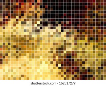 abstract square pixel mosaic background