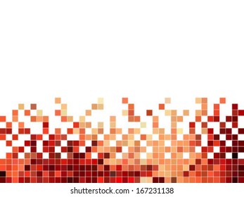 abstract square pixel mosaic background
