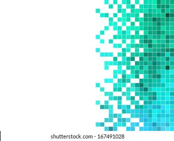 abstract square pixel mosaic background