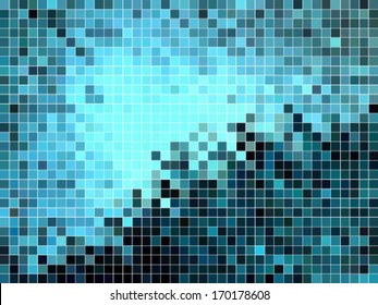 abstract square pixel mosaic background 