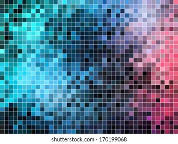 abstract square pixel mosaic background 