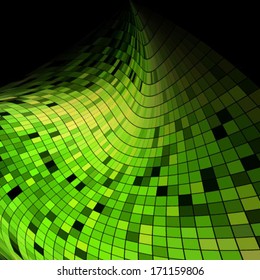 abstract square pixel mosaic background