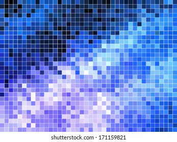 abstract square pixel mosaic background