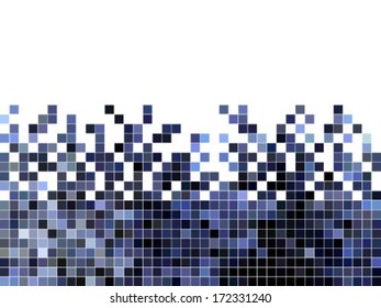 abstract square pixel mosaic background