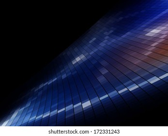abstract square pixel mosaic background