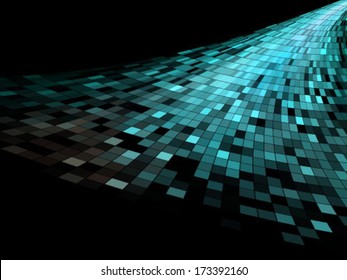 abstract square pixel mosaic background