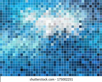 abstract square pixel mosaic background