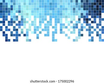 abstract square pixel mosaic background