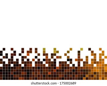 abstract square pixel mosaic background