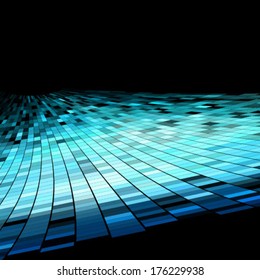 abstract square pixel mosaic background