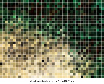 abstract square pixel mosaic background