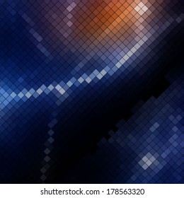abstract square pixel mosaic background