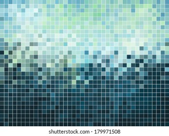 abstract square pixel mosaic background