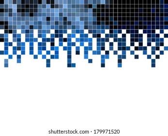 abstract square pixel mosaic background