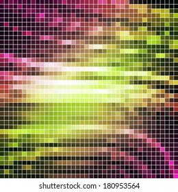 abstract square pixel mosaic background