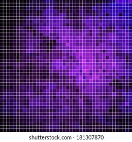 abstract square pixel mosaic background