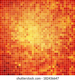 abstract square pixel mosaic background