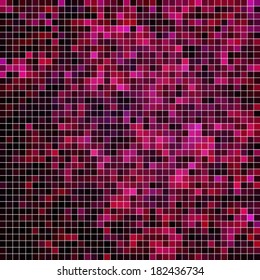 abstract square pixel mosaic background