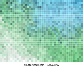 abstract square pixel mosaic background