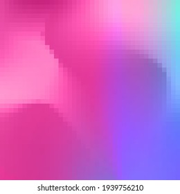 Abstract square pixel mosaic background