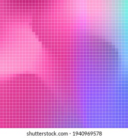 Abstract square pixel mosaic background