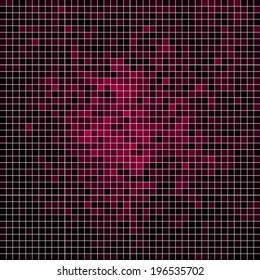 abstract square pixel mosaic background