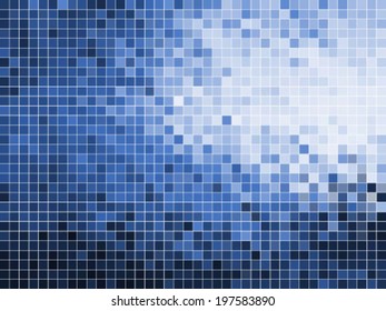 abstract square pixel mosaic background