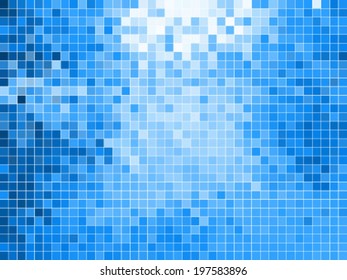 abstract square pixel mosaic background