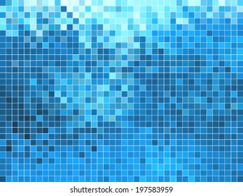 abstract square pixel mosaic background
