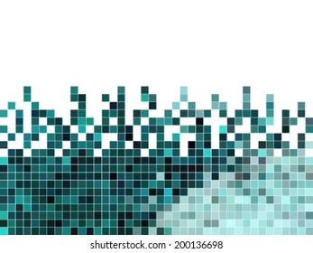 abstract square pixel mosaic background