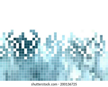 abstract square pixel mosaic background