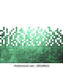 abstract square pixel mosaic background