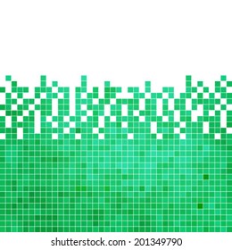 abstract square pixel mosaic background
