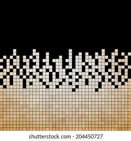 abstract square pixel mosaic background
