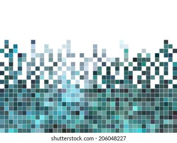 abstract square pixel mosaic background