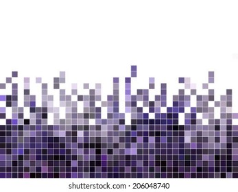 abstract square pixel mosaic background