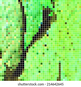 abstract square pixel mosaic background